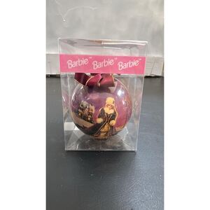 Vintage Matrix Mattel Barbie  Christmas Decoupage Ball ornament